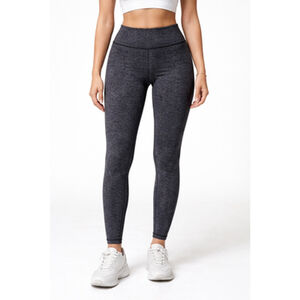 Lululemon Grey Herringbone Wunder Under Leggings Size 8